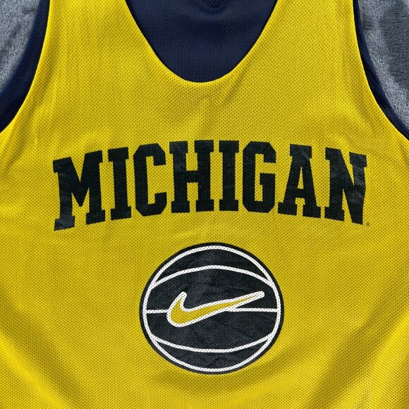 Nike Basketball Jersey Men XL Vintage USA University Michigan Wolverines Webber - Picture 4 of 10